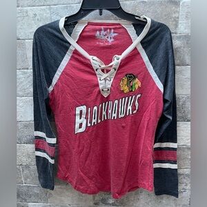 ❤️ CHICAGO BLACKHAWKS LONG SLEEVE TOP SIZE SMALL